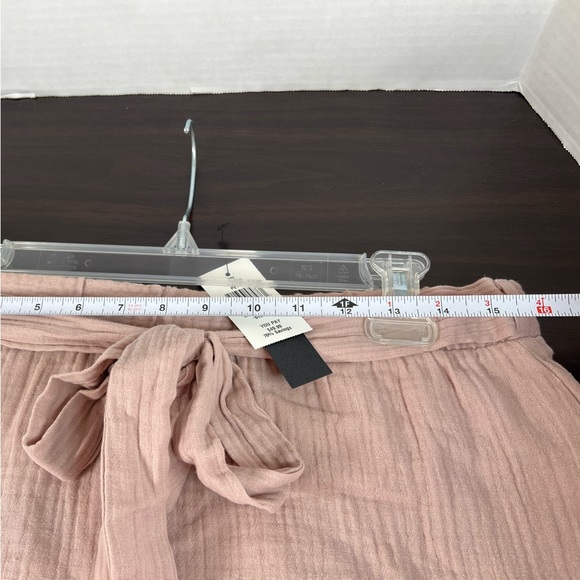 Supply & Demand Pink petal Patrick High-Rise Cotton Mini Skirt Ruffled Hem,SizeM - Picture 10 of 10